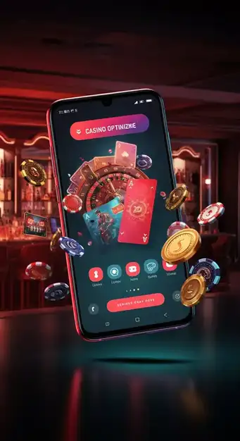 Interface mobile de Spin Dynasty Casino affichant des machines à sous et des jeux en direct optimisés pour smartphone